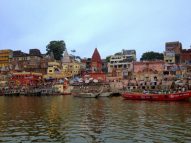 The banks of the River Ganges at Varanasi.