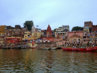 The banks of the River Ganges at Varanasi.