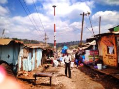 Street scene from Kibera.