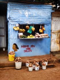 A fruit stand in Kibera.